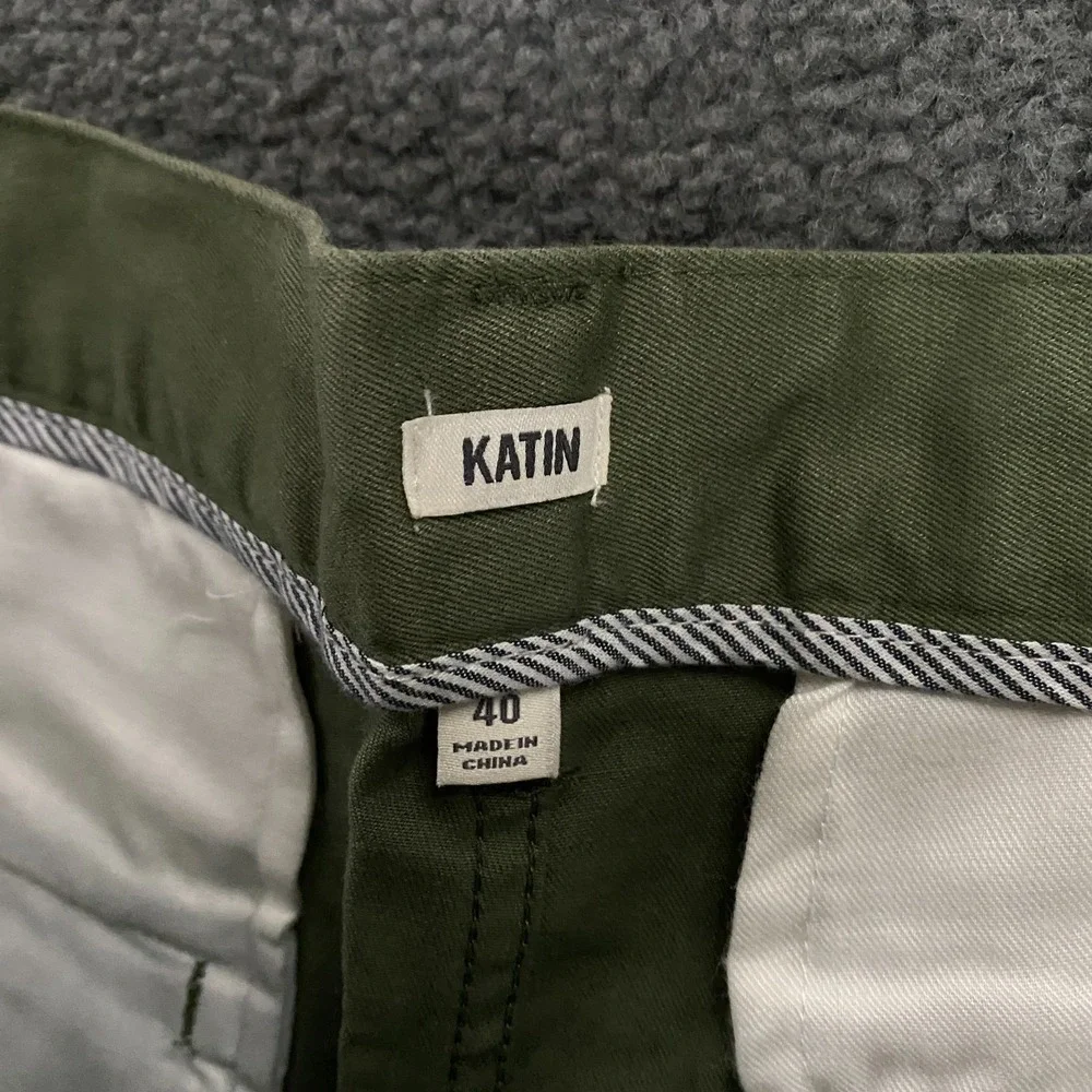 Katin Kraft Pant size 40x32 Olive Green Chino Stretch Twill Skate‎ Surf NEW